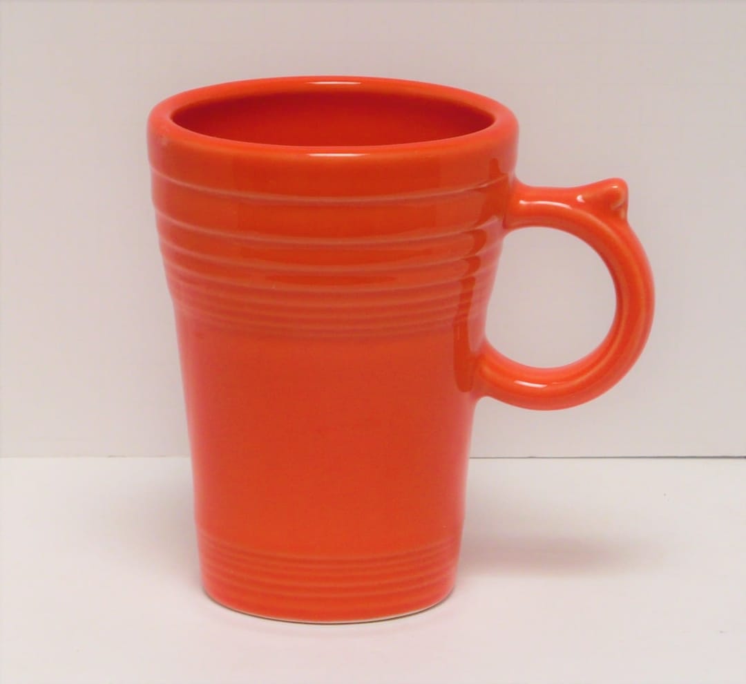 Large Latte Mug in Poppy Product Photo