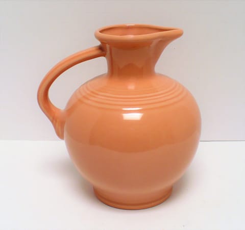 Fiesta® Carafe w/Handle in Apricot w/Factory Box Marked Fiesta® HLC