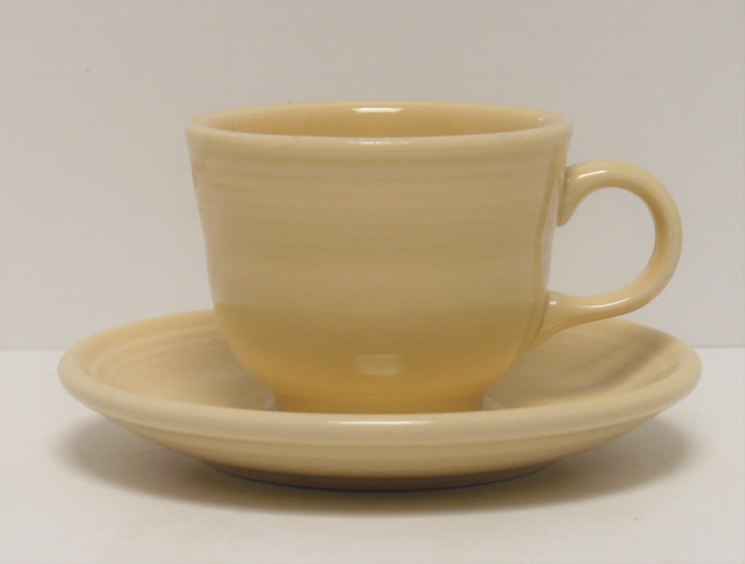 Tea Cup & Saucer 7.75oz. in Ivory Product Photo