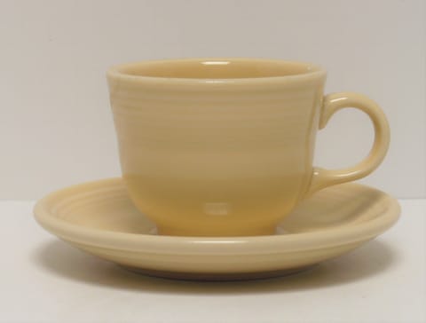 Fiesta® Tea Cup & Saucer in Ivory