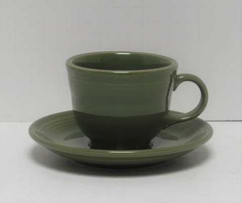 Fiesta® Tea Cup & Saucer Set in Sage Factory First