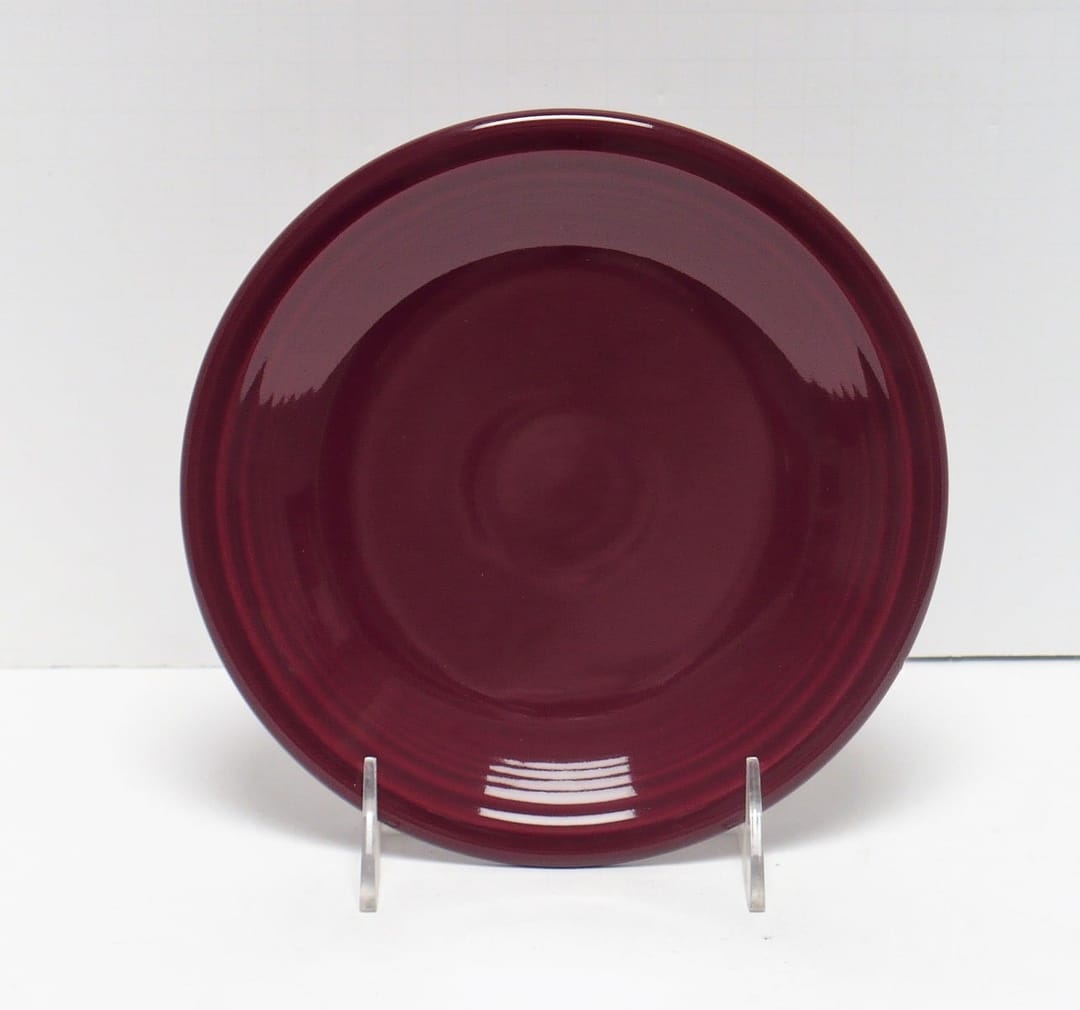 Salad Plate in Claret Product Photo