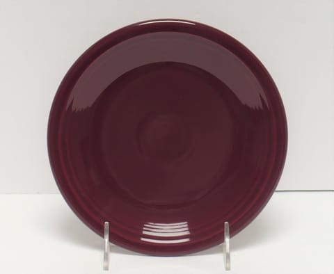 Fiesta® Dinner Plate in Claret (Burgundy) New 2015 Original Inventory