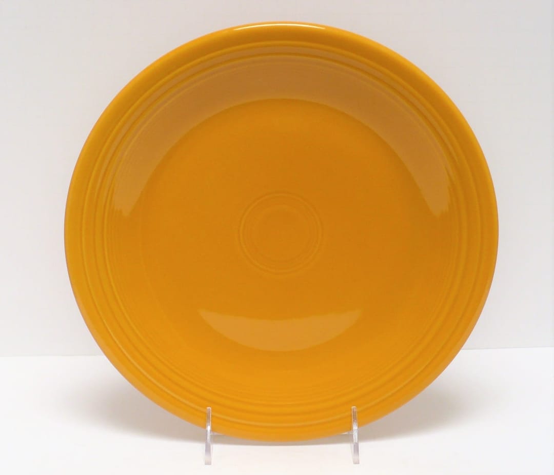 Fiesta® Dinner Plate in Marigold 75th anniversary New 2012 Original Inventory