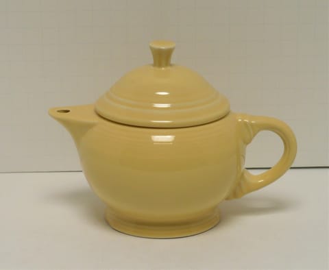 Fiesta® Yellow 2 Cup Individual Tea Pot Retired