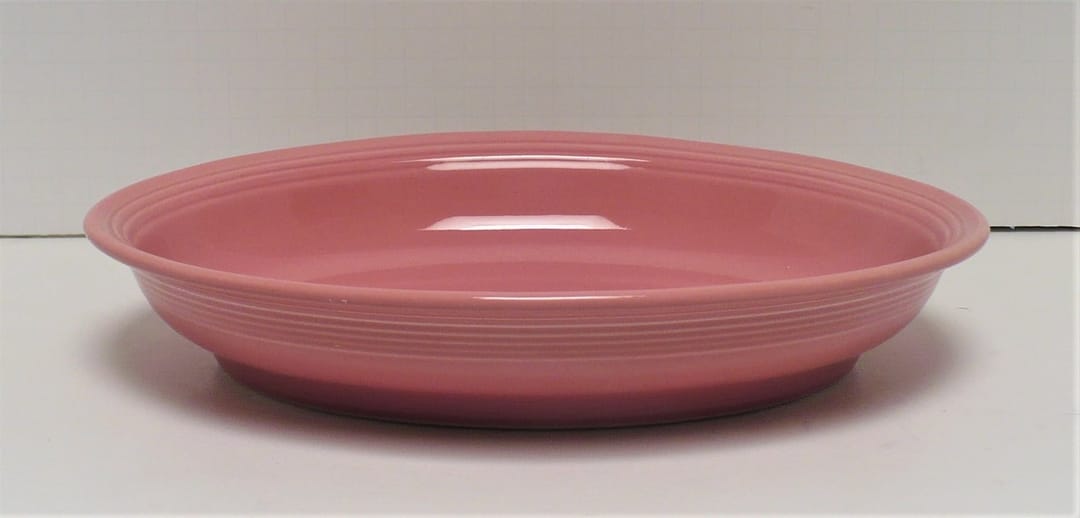Fiesta® Deep Oval Serving Bowl In Rose Retired in 2005, REG. $185. *REDUCED TO $159.