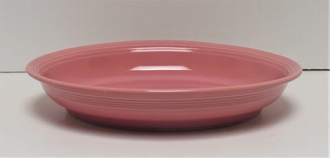 Fiesta® Deep Oval Serving Bowl In Rose Retired in 2005, REG. $185. *REDUCED TO $159.