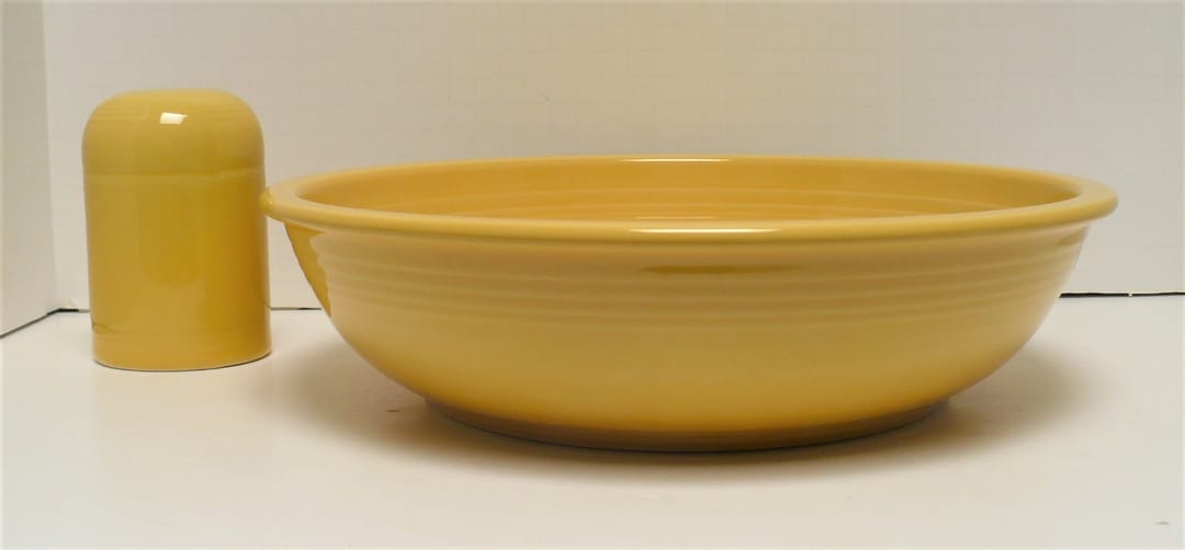 Fiesta® Pasta Bowl Server & Cheese Shaker in Sunflower Retired