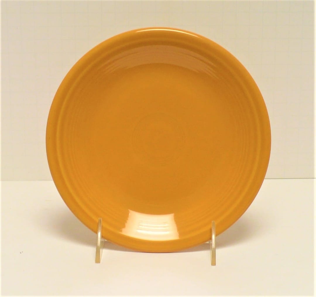 Fiesta® Salad Plate in Marigold 75th Anniversary Marked Fiesta® HLC
