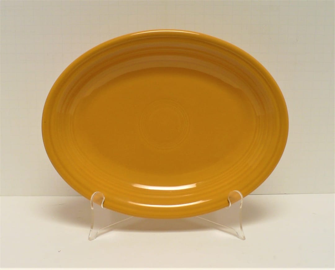 Fiesta® Marigold Medium Oval Platter 75th Anniversary