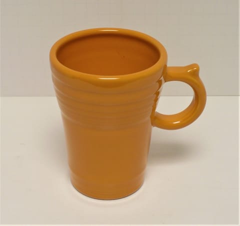 Fiesta® Large Latte Mug Marigold 75th Anniversary 2008 - 2012