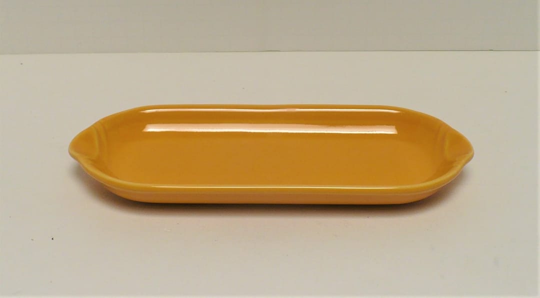 Fiesta® Marigold Rectangular Utility Tray Corn Holder 75th Anniversary