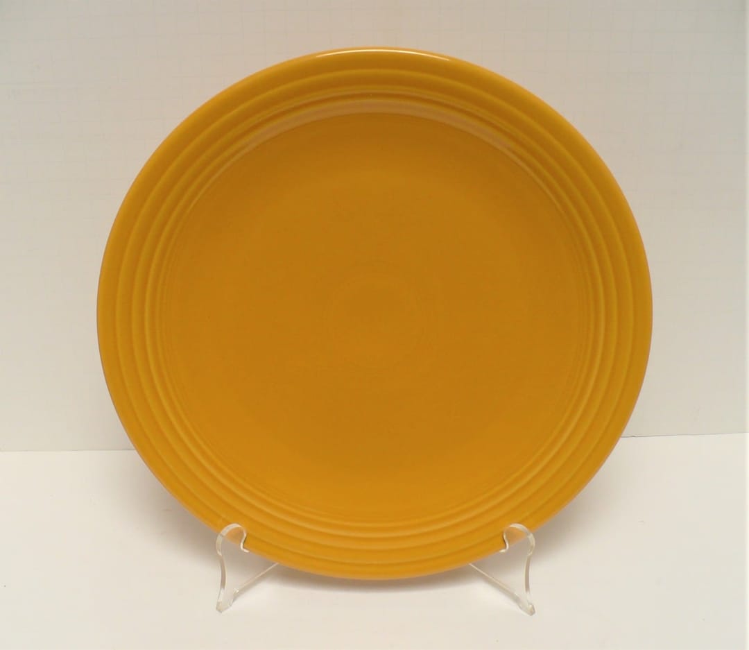 Fiesta® Marigold 12'' Charger Plate Chop Plate 75th Anniversary MARKED FIESTA® HLC