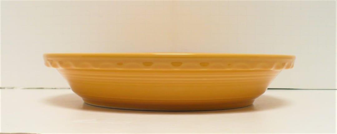 Fiesta® Marigold Large Deep Dish Pie Baker 75th Anniversary