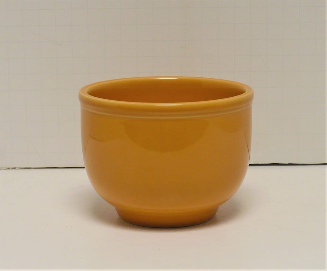 Fiesta® Marigold Jumbo Bowl 75th Anniversary By Homer Laughlin New 2012 Original Inventory