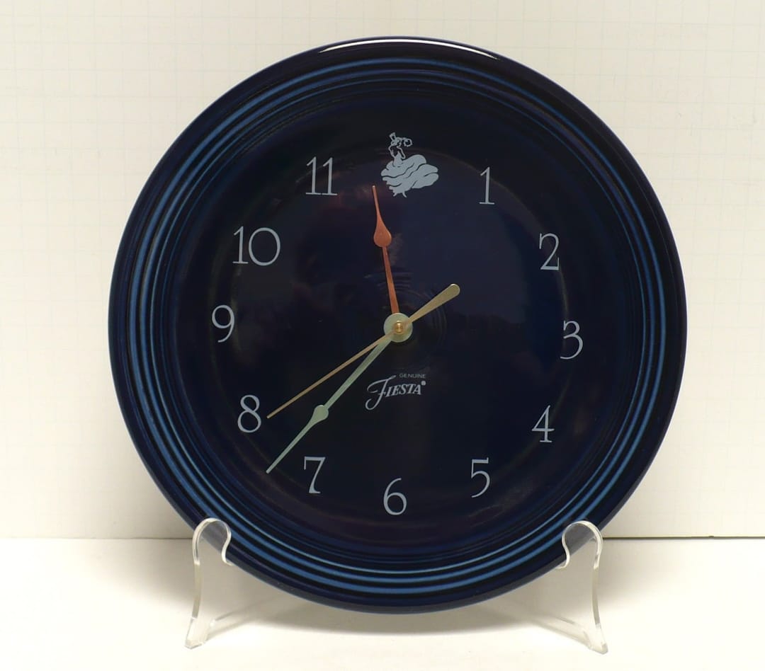 Wall Clock/Plate in Cobalt Product Photo