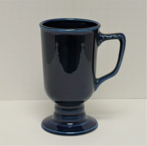 Homer Laughlin Irish Coffee Footed Mug in Cobalt