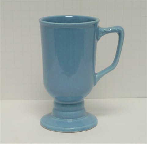 Homer Laughlin Irish Coffee Footed Mug in Periwinkle