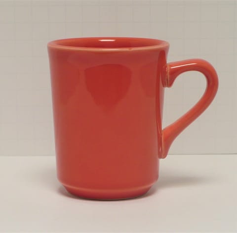 Homer Laughlin Denver Mug In Persimmon
