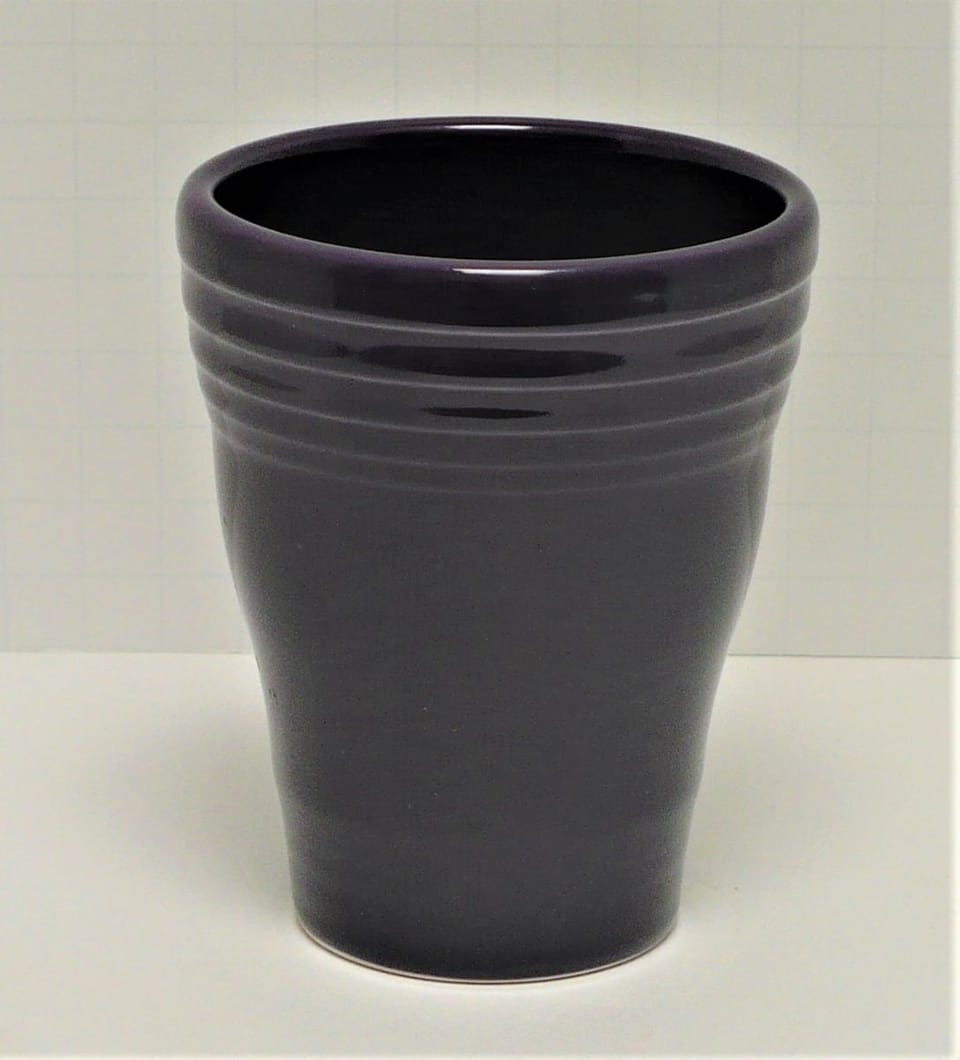 Fiesta® Plum Ceramic Tapered Beverage Tumbler 12 oz. Retired