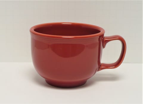 Fiesta® Paprika Jumbo Cup By Homer Laughlin New 2015 Original Inventory
