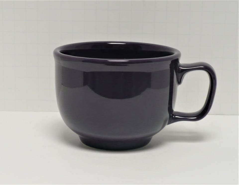 Fiesta® Plum Jumbo Cup By Homer Laughlin New 2010 Original Inventory