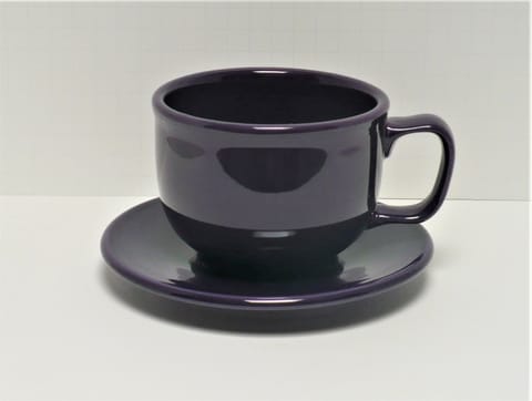 Fiesta® Plum Jumbo Cup & Jumbo Saucer SET REG. $125. *REDUCED TO $95.