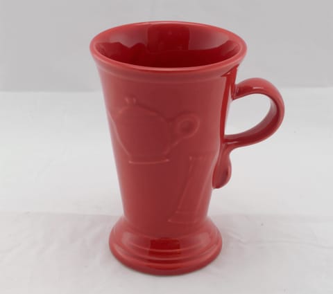 Fiesta® Scarlet Pedestal Mug Factory First New 2005 Original Inventory