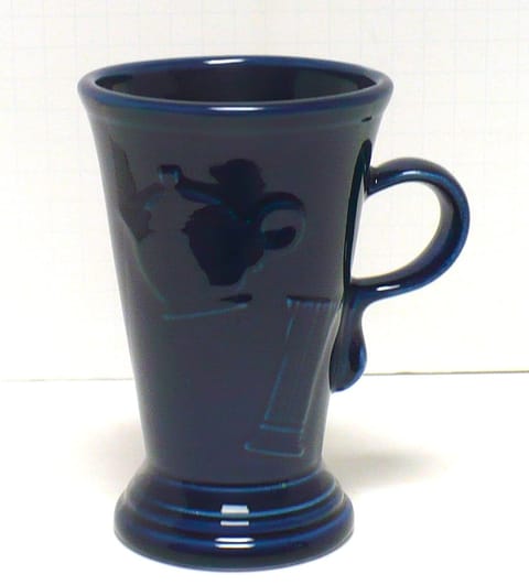 Fiesta® Cobalt Pedestal Mug 18 oz. New 2001 Original Inventory