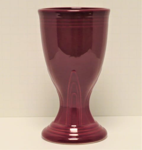 Fiesta® Footed Goblet in Cinnabar