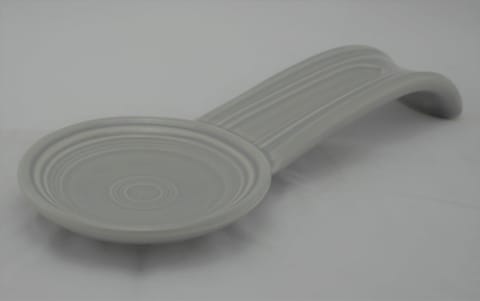 Fiesta® Spoon Rest in Pearl Gray, Marked Fiesta® HLC