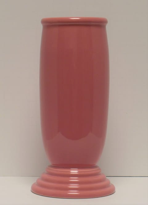 Fiesta® Rose Millennium Vase III w/Factory Box