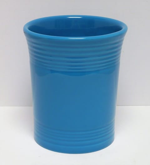 Fiesta® Utensil Crock in Peacock w/Straight Edge Base