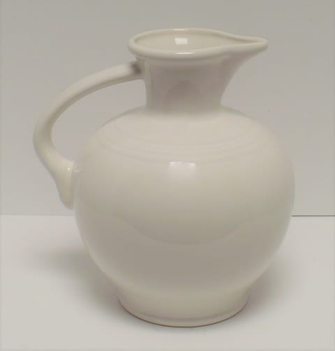 Fiesta® White Carafe w/Handle w/Factory Box Marked Fiesta® HLC