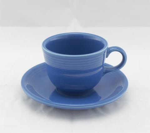 Fiesta® Tea Cup & Saucer Set in Lapis Blue