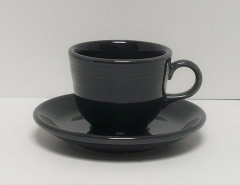 Fiesta® Tea Cup & Saucer Set in Slate Factory First