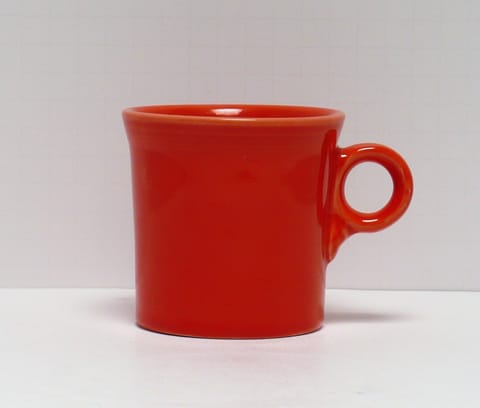 Fiesta® Ring Handle Mug in Poppy 
