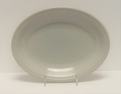 Fiesta® Medium Oval Platter in Pearl Gray