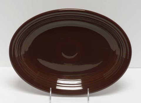 Fiesta® Medium Oval Platter in Chocolate New 2010 Original Inventory