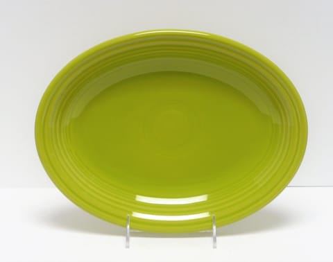 Fiesta® Medium Oval Platter in Lemon Grass 
