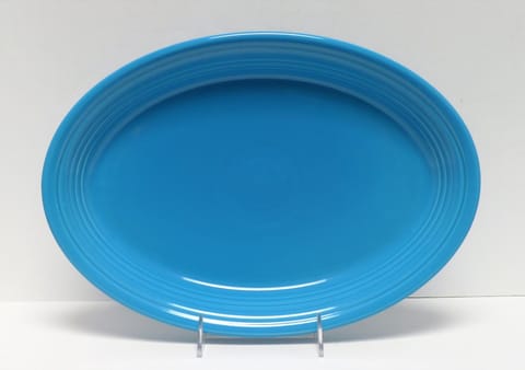 Fiesta® Large Oval Platter in Peacock New 2010 Original Inventory