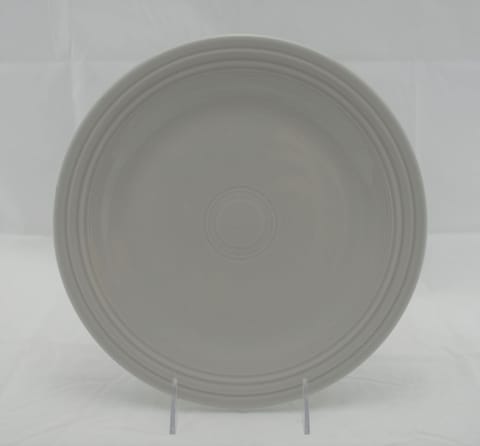 Fiesta® Dinner Plate in Pearl Gray New 2000 Year Original Inventory