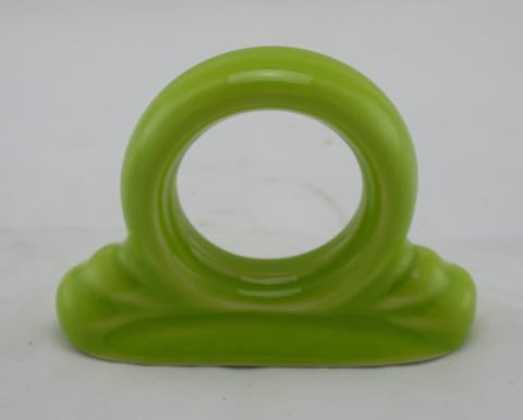 Fiesta® Ceramic Napkin Ring in Chartreuse