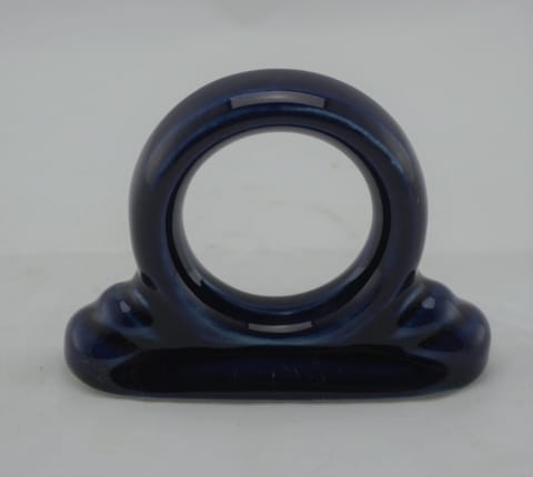 Fiesta® Ceramic Napkin Ring in Cobalt
