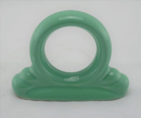 Napkin Ring/Ceramic in Sea Mist Green