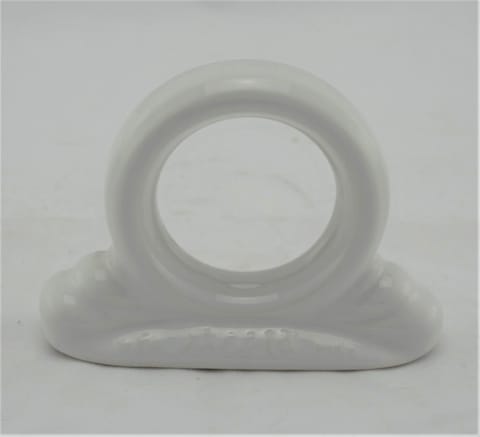 Fiesta® Ceramic Napkin Ring in White