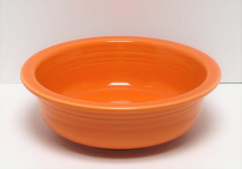 Fiesta® Tangerine Large Serving Bowl 1 Quart Marked Fiesta® HLC