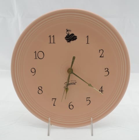 Fiesta® Apricot Wall Clock w/Factory Box Retired in 1998
