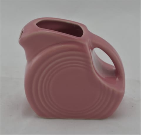 Fiesta® Rose Mini Disk Pitcher New 2005 Original Inventory w/Factory Box