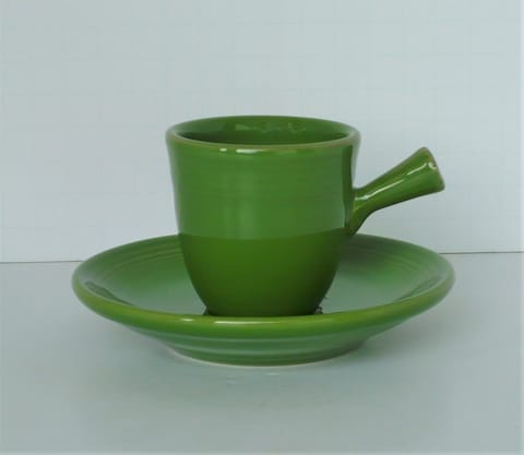 Fiesta® Stick Handle Demitasse Cup & Saucer in Shamrock